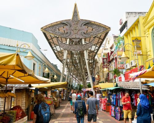crowded-street Siam Square